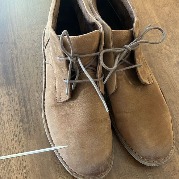 Born Sampson Men Brown Suede Leather Chukka Ankle Boots Sz 13M Lace-Up Comfort - Picture 5 of 10